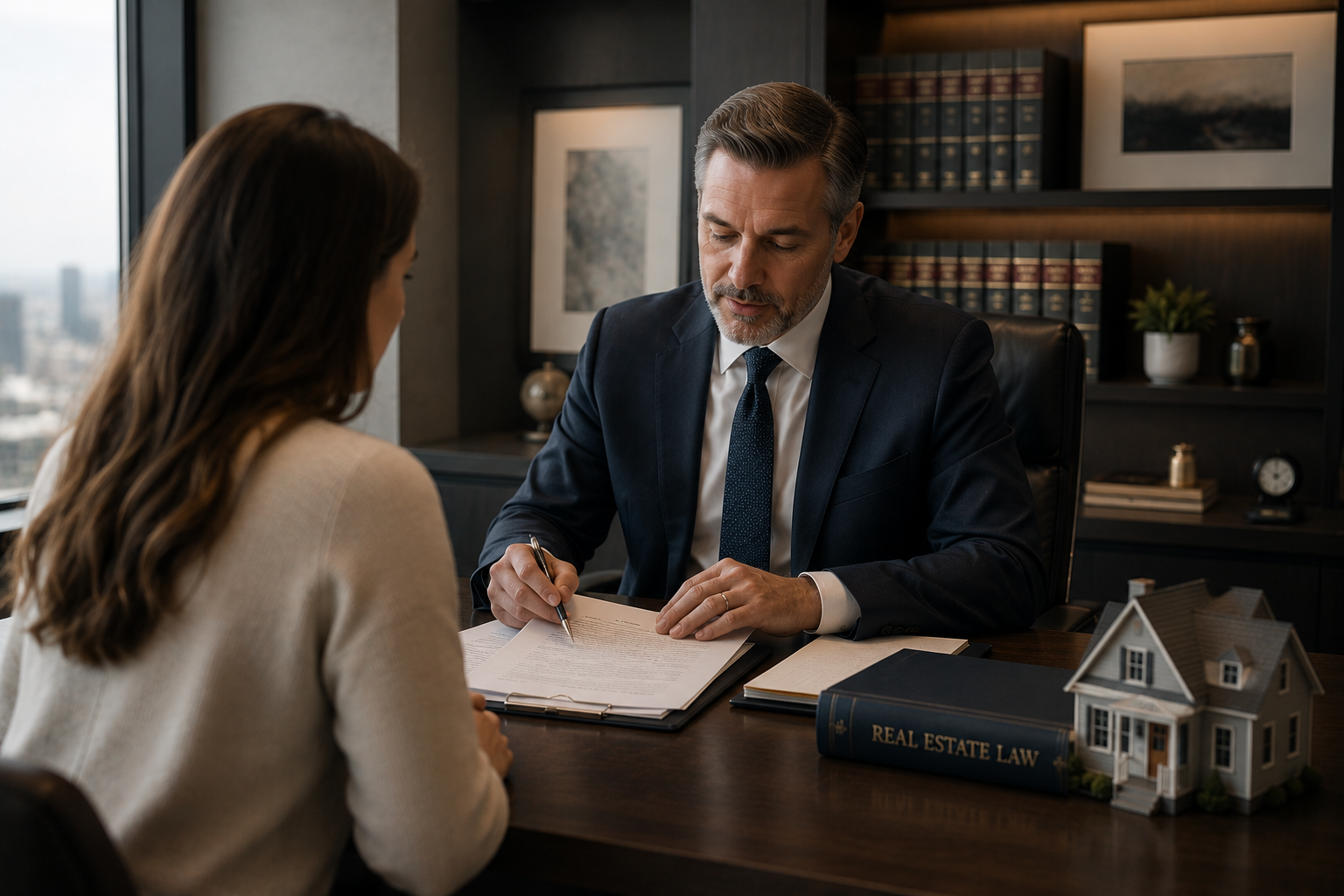 Real estate law image